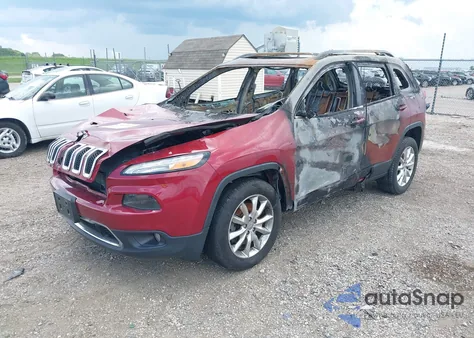 2015 Jeep Cherokee Limited z USA, uszkodzony, nr VIN 1C4PJMDS0FW710763